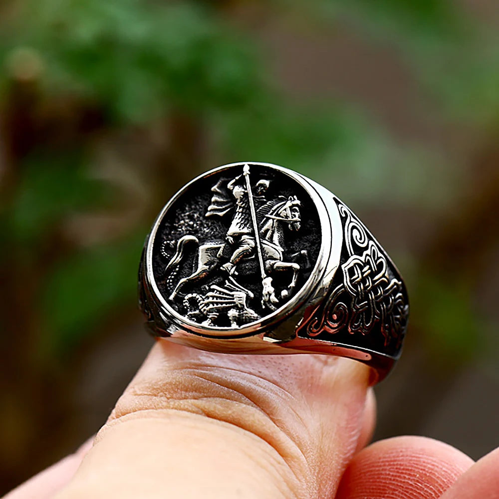Ring Gothic Dragon Stainless Steel