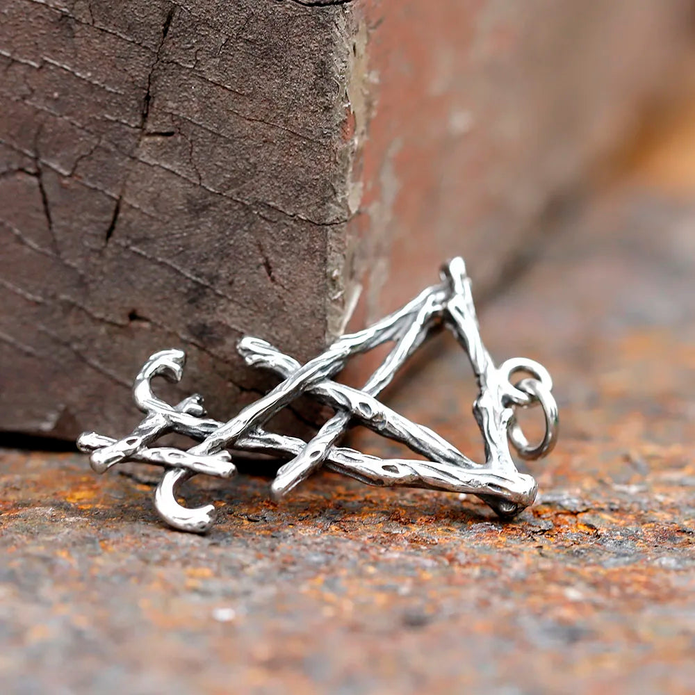 new Classic Lucifer Pendant necklace For Man Stainless Steel Good Detail Fashion religion Jewelry for gift free shipping