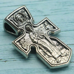 Crucifix Stainless Steel Pendant Necklace