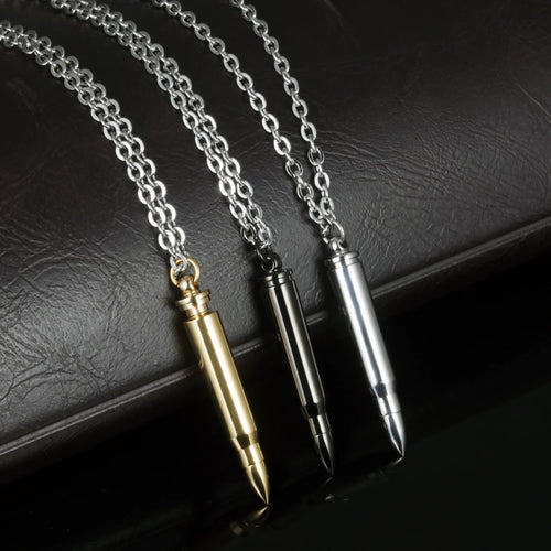 Bullet Stainless Steel Necklace