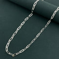 New Original 925 sterling Silver gorgeous 4MM fit pendant chain necklace for women fashion wedding party Costume