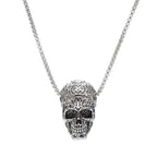 Gothic Skull Pendant Necklace — Alloy