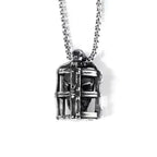 Retro Gothic Golden Cross Skull Pendant Necklace for Men Fashion Party Rock Motorcycle Riding Punk Jewelry Gift