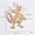 Hip Hop 3A+ CZ Stone Bling Iced Out Cartoon Character Charm Pendants Necklace for Men Rapper Jewelry Purple Gold Silver Color