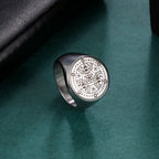 Tetragrammaton Enochian Angel Magic Ring — AGLA, Stainless Steel