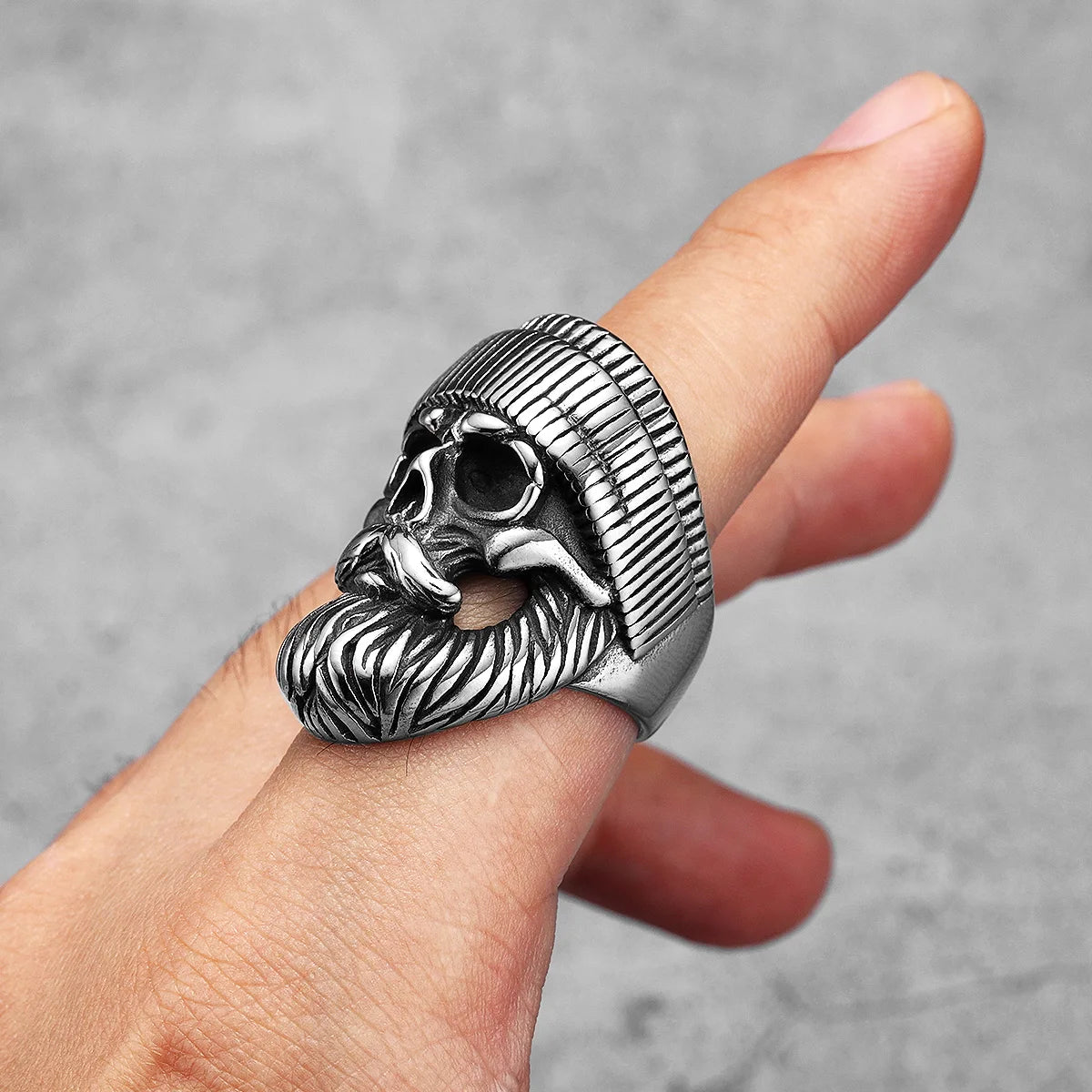 Skull Rider Ring — Stainless Steel
