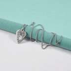 1/5/10 Piece Surgical Stainless Steel Heart Shape Pendant Ouija Board Planchette Necklace Cain Fashion Jewelry