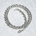 Lucky Number 8 Iced Out Cuban Pendant Necklace 13mm