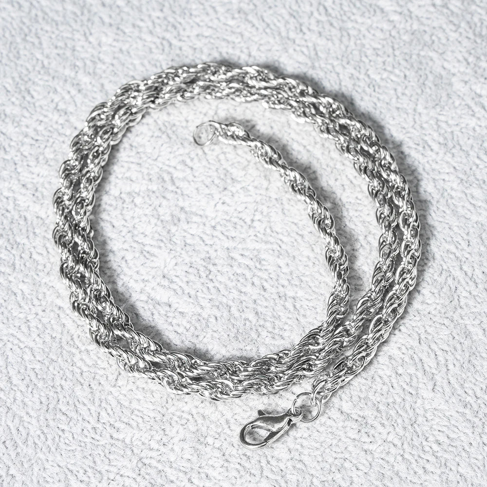 Lucky Number 8 Iced Out Cuban Pendant Necklace 13mm