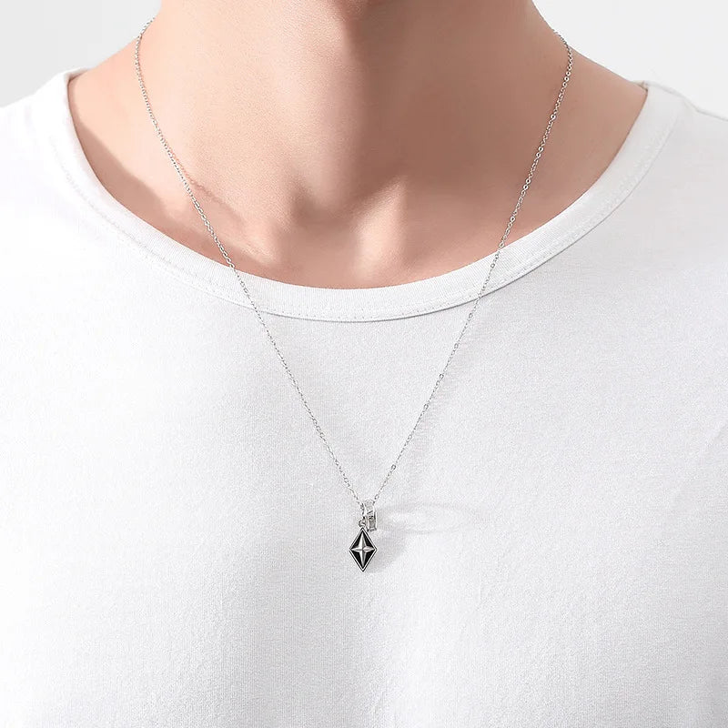 Star Silver Pendant Necklace