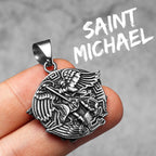 Archangel Michael Pendant — Stainless Steel