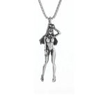 Cat Wings Animal Pendant Necklace — Silver