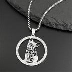 Iced Out Silver Chain French Bulldog Chihuahua