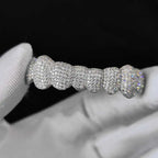 925 Silver VVS Moissanite Grillz Iced Out