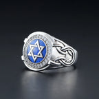 Star of David Ring — 925 Silver