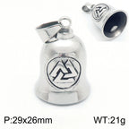 Guardian Angel Wings Bell Necklace — Stainless Steel