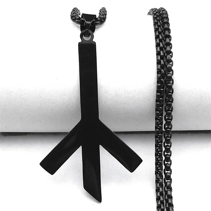 Viking Death Rune Necklace — Stainless
