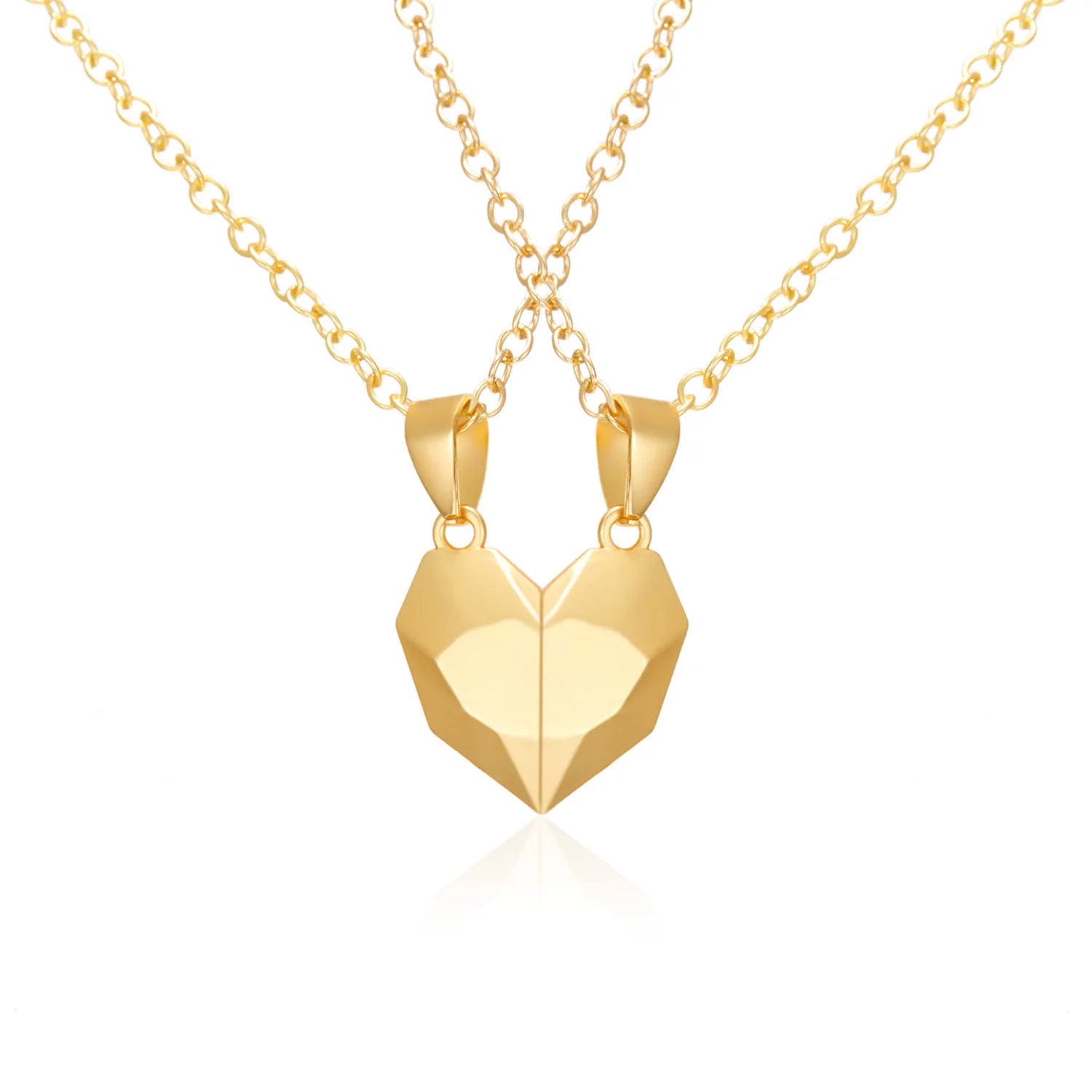 Magnetic Heart Pendant Necklace