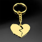 Heart Key Gold Pendant Broken Street Style Bag