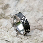 Viking Bear Paw Animal Ring — Stainless Steel