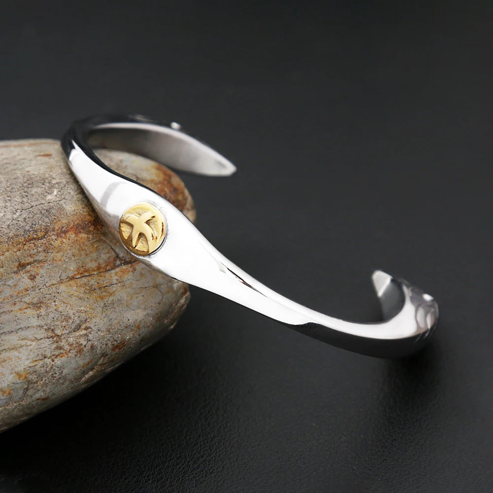 Eagle Steel Bracelet Punk Vintage Flying Bangles