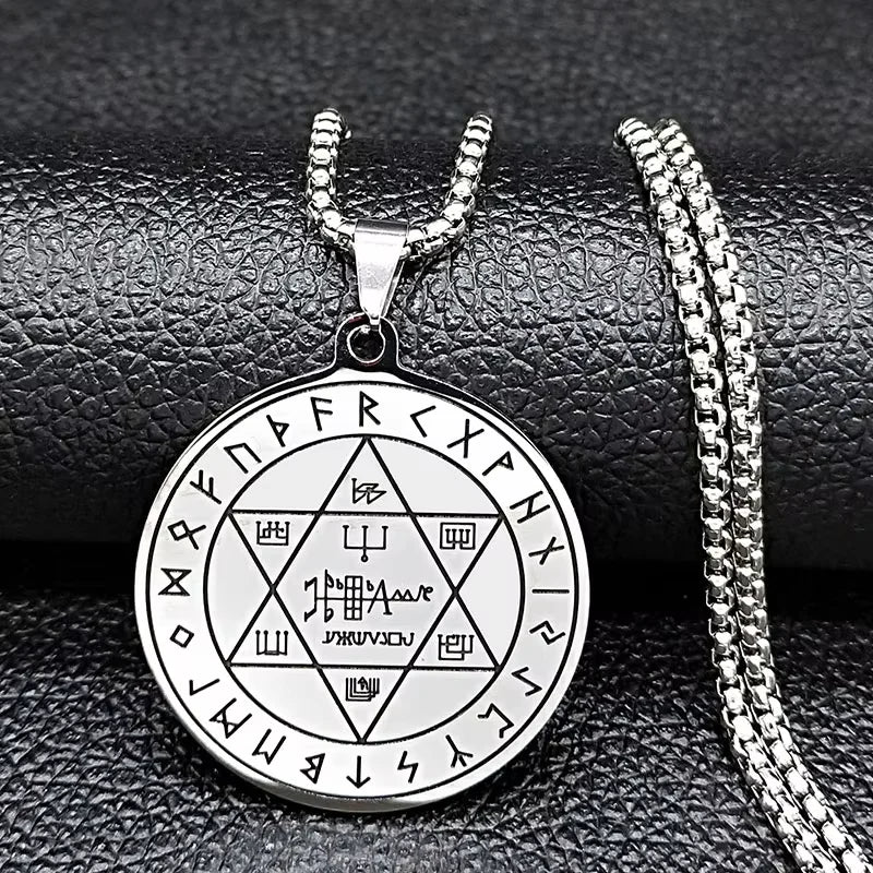 Pentacle Star Pendant Necklace — Stainless Steel