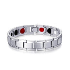 Men's Casual Magnetic Black Bracelet — Zinc Alloy