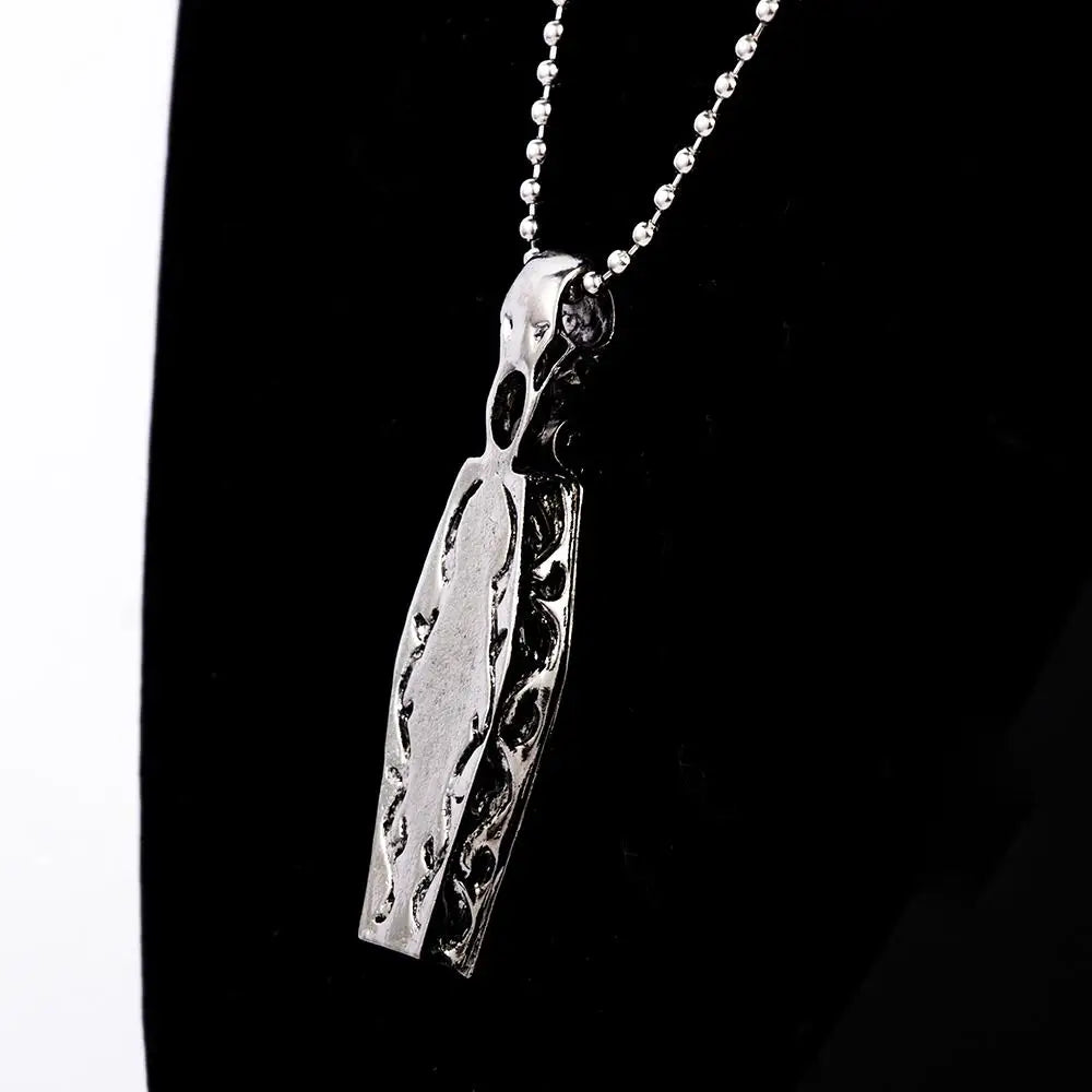 Skeleton Coffin Steampunk Cross Necklace — Stainless Steel
