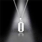 Star of David Heart Pendant Necklace — Stainless Steel