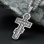 Fashion Stainless Steel Jesus Cross Crucifix Pendant For Men Women Punk Hip Hop Necklace Religion Amulet Jewelry Gifts Wholesale