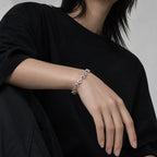 Letter Z Thorn Barbed Wire Link Chain Bracelet for Men & Women