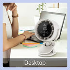 Portable USB Rechargeable Table Fan Summer Clip Celling Fans 4000mAh 100 Speeds Office Outdoor Bedroom Electric Desktop