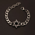 Medieval Norse Viking Rune Wolf Bracelet Man Stainless Steel Valknut Witch Knot Compass Bracelet for Men Scandinavian