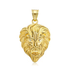 Men's Rock Hip Hop Lion Head Necklace Fashion Creative Stainless Steel Animal Pendant Party Club Charm Jewelry Gifts