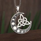 Celtic Trinity Knot Pendant Necklace — Zinc Alloy