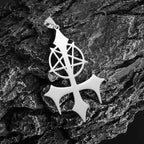 Inverted Pentagram Devil Pendant Necklace — Stainless Steel