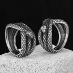 Gothic Snake Animal Ring — Stainless Steel