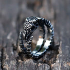 2022 NEW Men's 316L stainless steel Sheep Skull head rings for teen hip hop fashion punk Jewelry Gifts free shipping