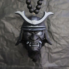 Samurai Kabuto Helmet Hannya Japanese Oni Car Rear View Mirror Charm Car accessories Rear View Mirror Pendant Car Decoration