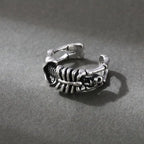 Steel Ring Skeleton Punk