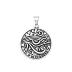 Horus Eye Steel Pendant 316L Ancient Egyptian