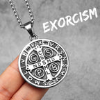 St. Benedict Pendant Necklace — Stainless Steel