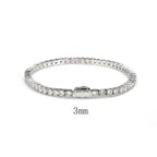 Gold Tennis Chain Full Diamond 3/4/5MM
