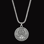 Ancient Egyptian Sun Eye of Horus Pendant Necklace for Men and Women Eagle-Headed God Omniscient Eye Amulet Jewelry Gift