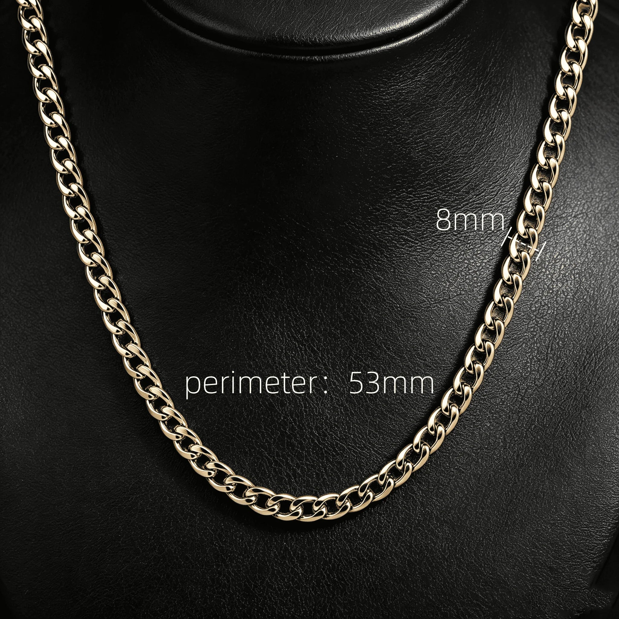 Width 6/8mm 316L Stainless Steel Men's Goth Y2K Cuban Style Fashion Bracelet America N Retro Steampunk Accessories