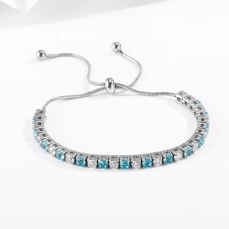 Tennis Bracelet 316L Stainless Steel 3MM Gradient