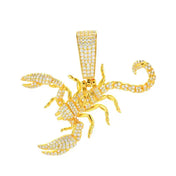 Scorpion Pendant Necklace — 20in Rope Chain Length