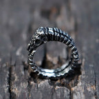 2022 NEW Men's 316L stainless steel Sheep Skull head rings for teen hip hop fashion punk Jewelry Gifts free shipping