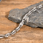 Link Chain Wristband Bracelet for Men — Stainless Steel