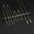 Paperclip Cable Chain Bracelet — Stainless Steel